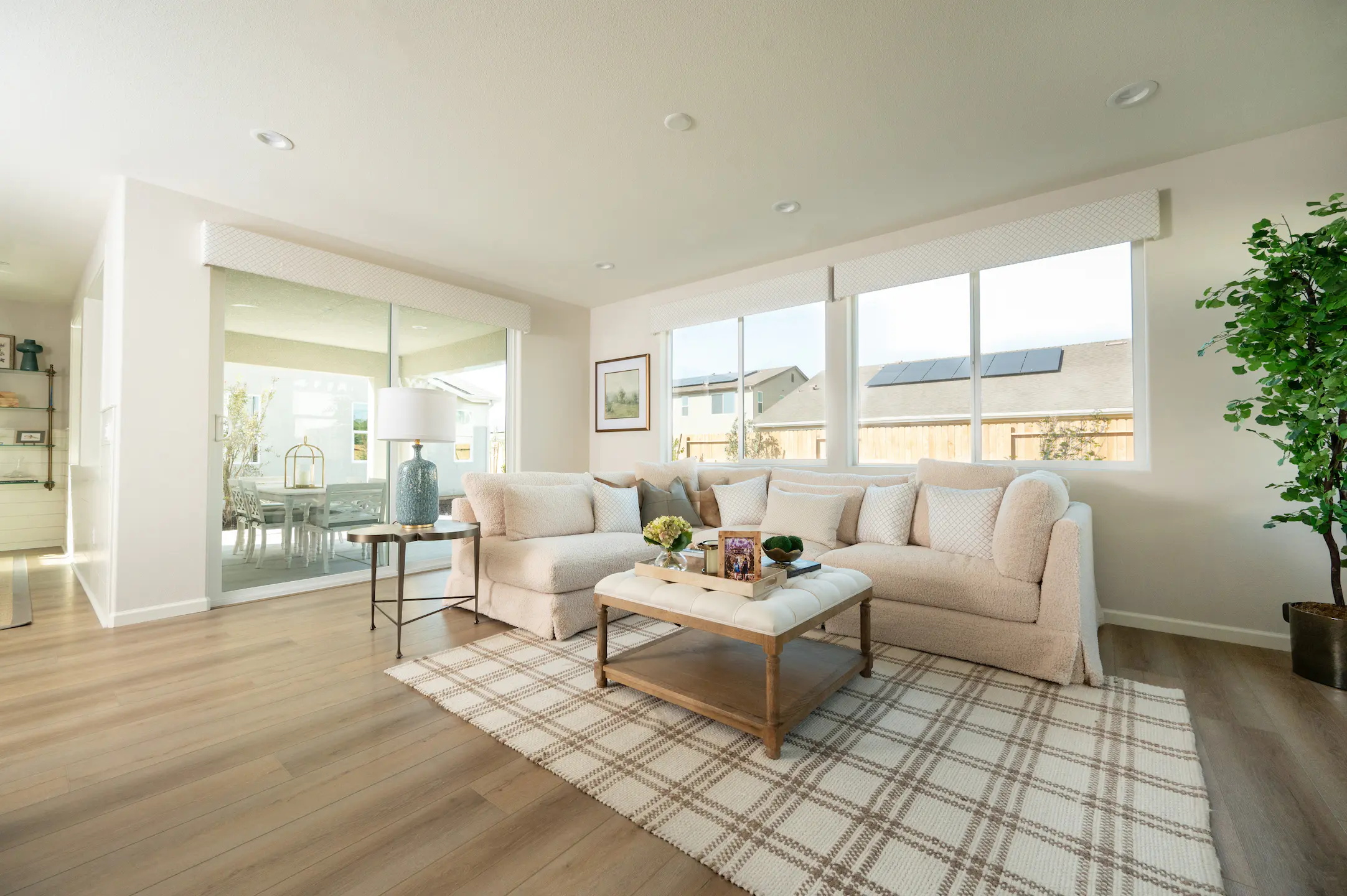 Interior - Great Room with abundant natural light and luxury vinyl floors